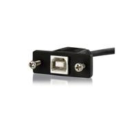 StarTech.com - Cable USB de Montaje en Panel USB B a USB B de 30cm - Hembra a Macho