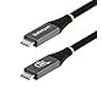 Startech.com cable usb4 1,5m - cable usb-c certificado usb-if - 80gbps