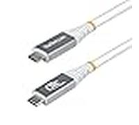 Startech.com cable usb4 1m - cable usb-c certificado usb-if - 80gbps -
