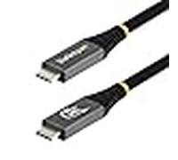 Startech.com cable usb4 50cm - cable usb-c certificado usb-if - 80gbps