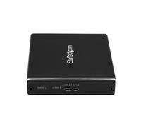 StarTech.com Caja de Dos Bahías M.2 NGFF - USB 3.1 (10Gbps) - RAID - Caja Externa USB-C y USB-A de Aluminio ( SM22BU31C3R )
