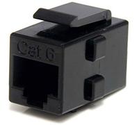 StarTech.com Caja de Empalme Acoplador Keystone Cable Cat5 Ethernet UTP - 2x Hembra RJ45 - Negro