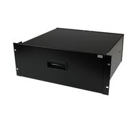 StarTech.com Cajon Metálico Acero Negro 4U 19in Pulgadas para montar en Armario Rack Bastidor