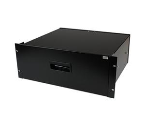 StarTech.com Cajon Metálico de Acero Negro 4U, 25kg, para Armario Rack de Servidores o Equipo de Redes de 19 Pulgadas (4UDRAWER)