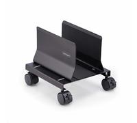 StarTech.com Soporte de CPU sobre Ruedas, Soporte de Ordenador móvil, Capacidad de Carga máxima 21kg, Soporte de PC Ajustable, Soporte de CPU