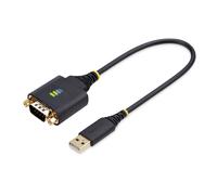 StarTech Cable adaptador USB a serie RS232 DB9 30 cm FTDI Retención COM Windows/macOS/Linux