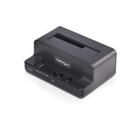 StarTech.com Clonador NVMe M.2 a SATA de 2.5/3.5 - Dock Duplicador Autónomo de 2 Bahías para SSD - Bidireccional NVMe a SATA