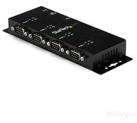 StarTech Concentrador USB a Serie ICUSB2324I – 4 puertos RS232 DB9, Montaje riel DIN/pared, USB 2.0
