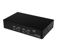 StarTech.com Conmutador Switch KVM 4 puertos Vídeo DisplayPort® DP Hub Concentrador USB 2.0 Audio - 2560x1600