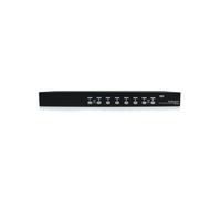 StarTech.com Conmutador Switch KVM 8 Puertos de Vídeo VGA HD15 USB 2.0 USB A - 1U Rack Estante