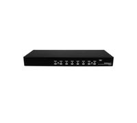 StarTech.com - Conmutador Switch KVM 8 Puertos de Vídeo VGA HD15 USB 2.0 USB A PS/2 - 1U Rack Estante