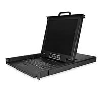 StarTech.com - RKCONS1708K consola de rack 43,2 cm (17") 1280 x 1024 Pixeles Acero Negro 1U