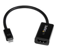 StarTech.com Adaptador Mini DisplayPort a HDMI - 1080p - Monitor/Pantalla/TV Mini DP a HDMI - Dongle Convertidor de Vídeo Pasivo mDP 1.2 a HDMI - La Versión Mejorada es MDP2HDEC
