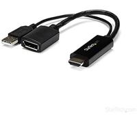 Adaptador - StarTech.com HD2DP Conversor HDMI a DisplayPort 4K Alimentado por USB Adaptador