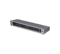StarTech.com - Dock USB-C para 3 Monitores 4K - Hub Ladrón de 5 Puertos USB 3.2 5Gbps - HDMI y DisplayPort - Mac y Windows - Doc