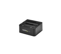 StarTech.com Docking Station de 2 Bahías USB 3.0 a SATA - Base de Acoplamiento USB de Discos Duros SSD SATA I/II/III de 2,5/3,5" - de Intercambio en Caliente - Carga Superior