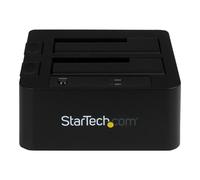 StarTech.com Docking Station eSATA USB 3.0 con UASP de 2 Bahías para Disco Duro o SSD SATA de 2,5 o 3,5 Pulgadas
