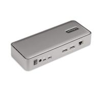 StarTech.com - Docking Station KVM USB-C para Portátil - Replicador de Puertos USB Tipo C para 2 Monitores DisplayPort 4K 60Hz -