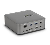 StarTech.com Docking Station Thunderbolt 5 DisplayPort/HDMI - 3X 4K 144Hz o 2X 8K 60Hz - Hub 5X USB - Carga PD 140W para Portátiles