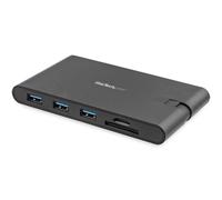 StarTech.com Docking Station USB-C con HDMI y VGA - para Mac y Windows -3x USB 3