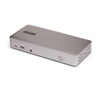 StarTech.com Docking Station USB4 para 3 Monitores 4K60 HDMI o DisplayPort - Dock USB Tipo C - Hub USB de 6 Puertos - PD 100W