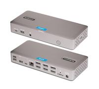 StarTech.com Docking Station USB4 para 3 Monitores 4K60 HDMI o DisplayPort - Dock USB Tipo C - Hub USB de 6 Puertos - PD 100W
