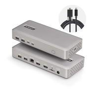 StarTech.com Docking Station USB4 - USB-C de 40Gbps - Vídeo Doble HDMI - hasta 2X 4K 60Hz - 6X USB - 2,5GbE - PD 100W