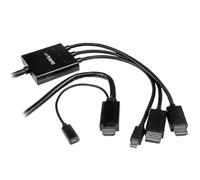 StarTech.com DPMDPHD2HD - Cable conversor HDMI, DP o Mini DP a HDMI de 2m