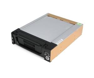 StarTech.com DRW150SATBK DRW150SATBK - Caja de aluminio para disco duro SATA de 5.25 pulgadas, color negro de aluminio resistente de 5.25 pulgadas, cajón de rack móvil, 5.25 pulgadas (5.25), panel