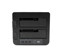 StarTech.com - Duplicador USB 3.0 (5Gbps) o eSATA de Discos Duros de 2 Bahías, Independiente, Clonador Copiador de SSD o HDD SAT