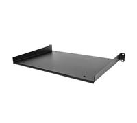 StarTech.com Estante 1U para Rack de Servidores, Bandeja Universal Voladiza para Montaje en Armario Rack para Equipos de Red de 19", Capacidad de 25kg, de 12" de Profundidad (SHELF-1U-12-FIXED-S)
