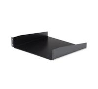 StarTech.com Estante 2U Bandeja Estándar para Armario Rack Universal de Servidores de 19 Pulgadas, de Acero de Servicio Pesado, Capacidad de Carga de 20kg, 16" de Profundidad, Negro (CABSHELF)