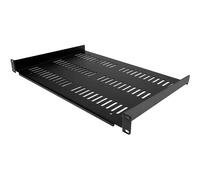StarTech.com Estante Rack de 19 pulgadas 1U - Estante Rackable Universal Ventilado - Estante Cantilever de 19" - Almacenamiento Ra