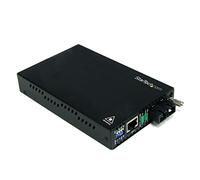 StarTech.com Conversor de Medios Ethernet 10/100 Mbps a Fibra Modo Único Monomodo Conector SC - 30km ET90110SM302