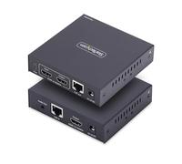 StarTech.com Extensor KVM HDMI 4K 60Hz por Redes Ethernet IP - Alargador KVM HDMI USB - Juego Transmisor/Receptor - AVoIP