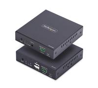 StarTech.com Extensor KVM HDMI 4K 60Hz por Redes Ethernet IP - Alargador KVM HDMI USB - Juego Transmisor/Receptor - AVoIP