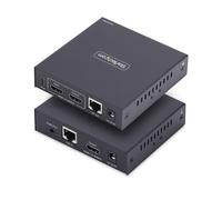 StarTech.com Extensor KVM HDMI 4K 60Hz por Redes Ethernet IP - Alargador KVM HDMI USB - Juego Transmisor/Receptor - AVoIP