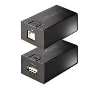 StarTech.com Extensor USB 2.0 por Cable Cat5e/Cat6 (RJ45) - Juego Adaptador de USB por Ethernet de 150m - Alargador USB Alimentado Externamente - Conversor USB a Ethernet - 480Mb (C15012-USB-EXTENDER)