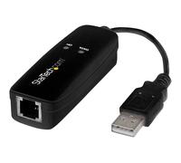StarTech.com Fax Módem USB 2.0 Externo de 56K V.92 Basado en Hardware - Con Velo
