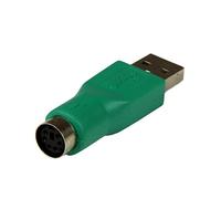 StarTech.com GC46MF - Adaptador teclado o ratón USB a conector PS/2 MiniDIN, verde