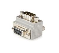 StarTech Adaptador Conversor de Cable DB9 Serie Acodado a la Derecha en Ángulo Tipo 1 Macho a Hembra Agregue espacio al puerto DB9 y conecte un cable DB9