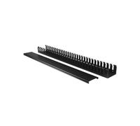 StarTech.com - Gestor Organizador Vertical de Cableado con Lengüetas - 0U - 1,8m