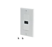 StarTech.com HDMIPLATE placa de pared y cubierta de interruptor Blanco