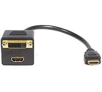 StarTech.com - Cable Duplicador Divisor de Vídeo DVI-D de 2 Puertos Salidas Compacto - Bifurcador