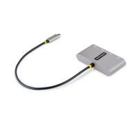 StarTech.com Hub Adaptador USB-C con Ethernet de 3 Puertos USB-A - Red Ethernet Gigabit RJ45 - USB 3.0 5Gbps - Alimentado por