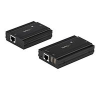 StarTech.com - Hub Concentrador Extensor USB 2.0 de 4 Puertos por un Solo Cable Ethernet CAT5e/CAT6 RJ45 - 100m - Juego de Alarg