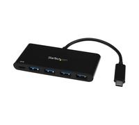 StarTech.com Hub Concentrador USB 3.0 de 4 Puertos con PD Entrega de Potencia - Adaptador USB-C a 4x USB-A - USB Tipo C