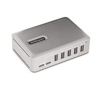 StarTech.com Hub Concentrador USB-C de 7 Puertos - 5X USB-A/2x USB-C - con Fuente de 65W - USB 3.1 10Gbps - Ladrón USB Tipo C con Certificación USB-IF - Multiplicador USB C (10G5A2CS-USB-C-HUB)