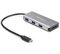 Startech.com hub ladrón usb-c de 3 puertos 10gbps y lector de tarjeta