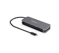 StarTech.com Hub USB C de 4 Puertos - 3 USB-A 1 USB-C - Ladrón USB 3.0 Tipo C (USB 3.2 Gen 1) - Alimentado por el Bus - Hub